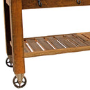 Redwood Potting Table Rolling Cart by Lee Display