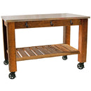 Redwood Potting Table Rolling Cart by Lee Display