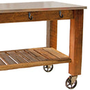 Redwood Potting Table Rolling Cart by Lee Display