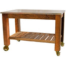 Redwood Potting Table Rolling Cart by Lee Display