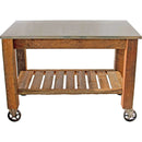 Redwood Potting Table Rolling Cart by Lee Display