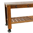Redwood Potting Table Rolling Cart by Lee Display