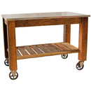 Redwood Potting Table Rolling Cart by Lee Display