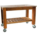 Redwood Potting Table Rolling Cart by Lee Display