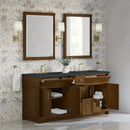 James Martin Bellshire 72" Double Bathroom Vanity, Honey Oak