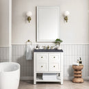 James Martin Breckenridge 30" Single Bathroom Vanity, Bright White