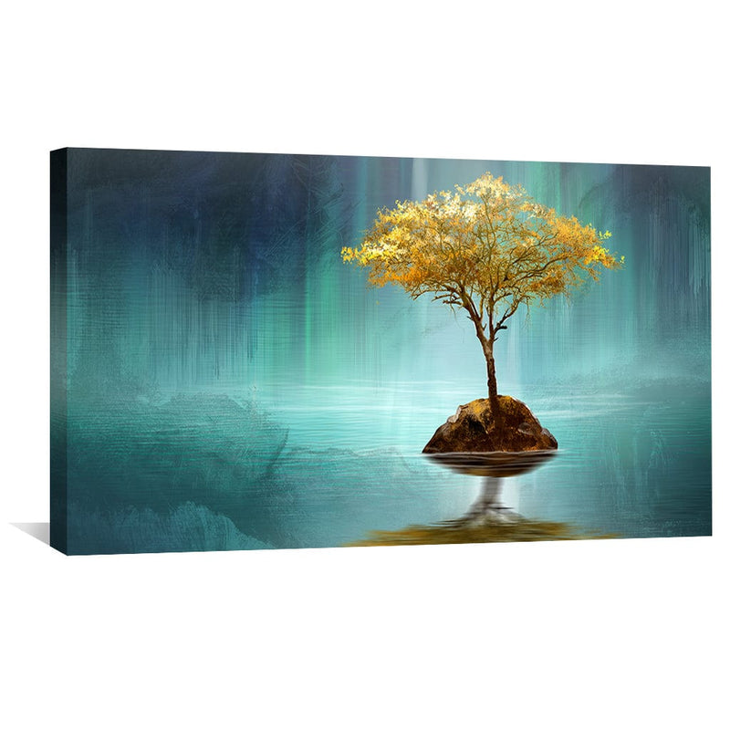 Reflected Island Canvas