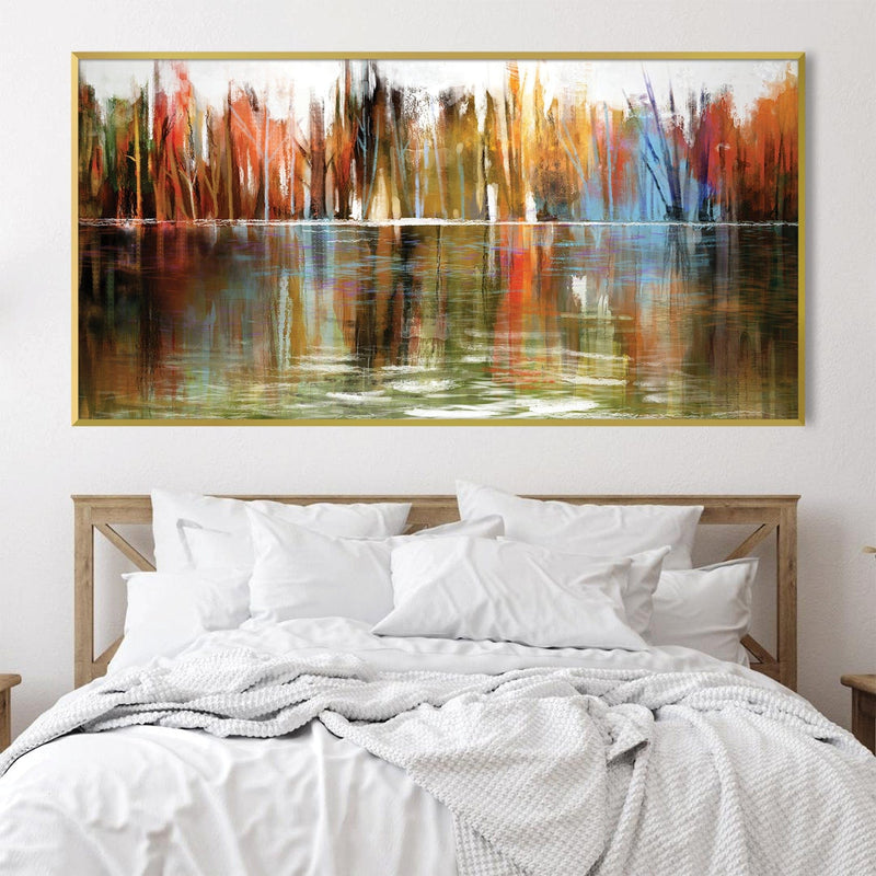 Reflecting Abstract Waters Canvas