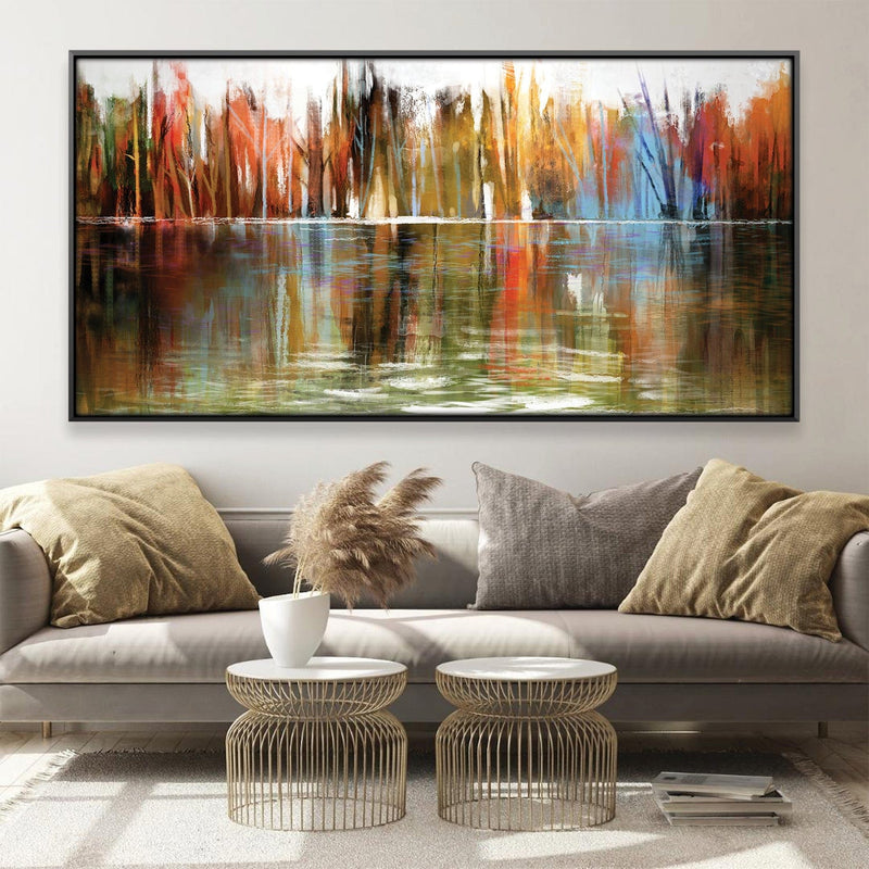 Reflecting Abstract Waters Canvas