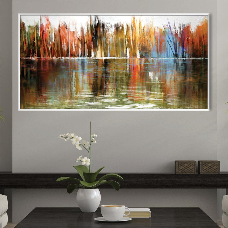 Reflecting Abstract Waters Canvas