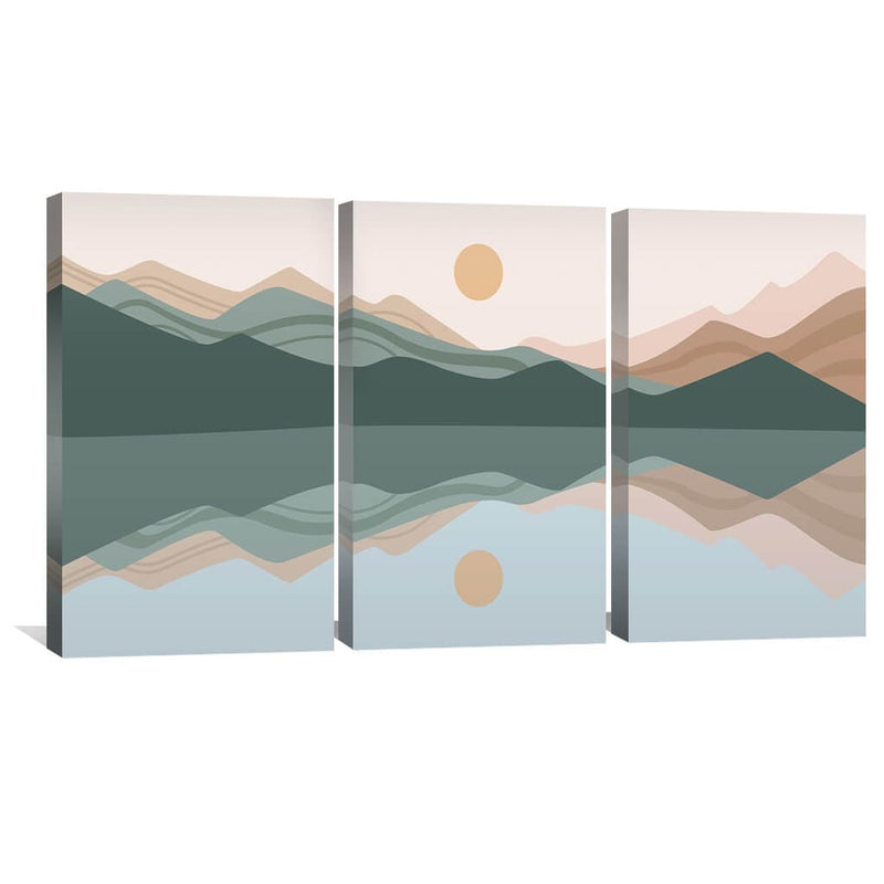 Reflective Landscape Canvas