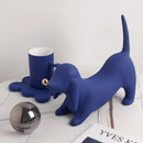 GobekUsa Doberman Ceramic Art Statue | Nordic Luxury Home Decor Ornaments