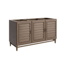 James Martin Portland 60" Single Bathroom Vanity, Whitewashed Walnut