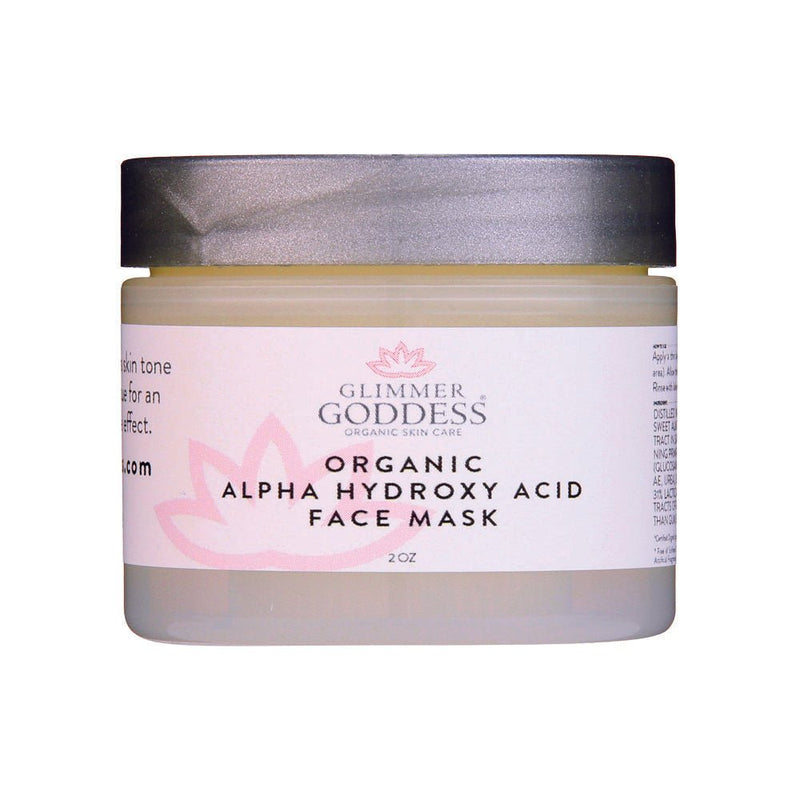 Organic Alpha Hydroxy Acid Renewing Face Mask For Glowing Skin