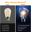 Replacement Bulb PRO LED Energy Efficient 2 Watt Warm White 2500K Dimmable Bulb - 12 Pack - E26 Base