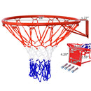 18 Inch Replacement Basketball Rim with All-Weather Net by LJGDeals
