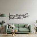 P-47D Metal Aircraft Wall Art - NCP0110 by Navigate Craft