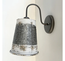 Distressed Large Farmhouse Wall Sconce Light