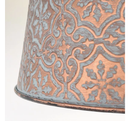Ornate Copper Farmhouse Ceiling Light | 12" | 4-Bulb Flush Mount by The Lamp Goods