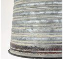 Corrugated Rustic Barn Metal Farmhouse Wall Light Fixture by The Lamp Goods