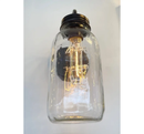 Vintage KERR Mason Jar Wall SCONCE Lighting Fixture by The Lamp Goods