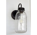 Vintage KERR Mason Jar Wall SCONCE Lighting Fixture by The Lamp Goods
