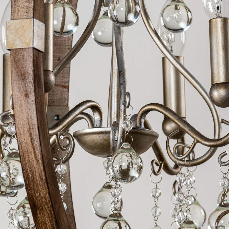 Retha Brown 4-Light Caged Island Pendant Lights, photo 7 of 9
