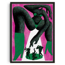 GobekUsa Retro Abstract Canvas Print Wall Art