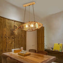 GobekUsa Bamboo Fish Wall Lamp: Retro Cafe Bar Teahouse Decor, Living Room Farm Hotel Light