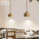 GobekUsa Fruit Shell Bedside Pendant Light, Retro Wabi Sabi Style for Homestay & Bar Counter