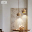 GobekUsa Fruit Shell Bedside Pendant Light, Retro Wabi Sabi Style for Homestay & Bar Counter