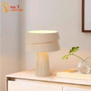 GobekUsa Cream Wind Mushroom Table Lamp LED E27 Retro Atmosphere Decor for Bedroom, Cafe