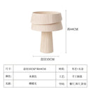 GobekUsa Cream Wind Mushroom Table Lamp LED E27 Retro Atmosphere Decor for Bedroom, Cafe