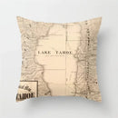 Retro black camera print cushion cover living room decor by Decorbites