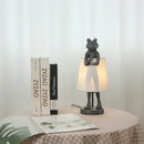 GobekUsa Frog Resin Desk Lamp: Retro Design LED Bedroom Lighting Fixture