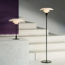 GobekUsa Glass Shade LED Floor Lamp for Living Room, Bedroom - Nordic Minimalist Retro Style