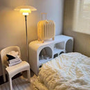 GobekUsa Glass Shade LED Floor Lamp for Living Room, Bedroom - Nordic Minimalist Retro Style