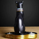 GobekUsa Cat Goddess Candle Holder Resin Statue Retro Figurine Decoration Ornament