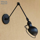 GobekUsa Iron Swing Arm Wall Sconce Light Fixture Set for Home Bar Retro Lighting