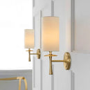 GobekUsa Brass Wall Lamp Retro Style for Living Room and Bedroom Decor