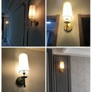 GobekUsa Brass Wall Lamp Retro Style for Living Room and Bedroom Decor