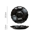 GobekUsa Ceramic 4-Grid Dinner Plate - Retro Tableware for Fruits, Snacks, and Desserts