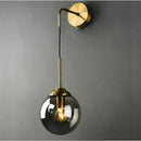 GobekUsa Glass Ball LED Wall Lamp: Nordic Modern Bathroom Mirror Sconce, Retro Decor Lighting