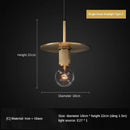 GobekUsa Gold LED Pendant Light – Luxury Nordic Retro Design