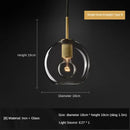 GobekUsa Gold LED Pendant Light – Luxury Nordic Retro Design