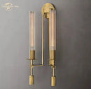 GobekUsa Glass Double Sconce LED Wall Light Retro Fixture Lighting
