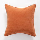 GobekUsa Embroidered Geometry Pillow Case | Brick Red Retro Design | Sofa Cushion Cover