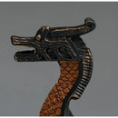 GobekUsa Dragon Boat Incense Holder: Retro Chic Hand Carved Censer for Trendsetting Home Decor