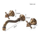 GobekUsa Retro Color Wall Mounted Bathroom Faucet