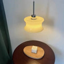 GobekUsa Glass Chandelier: Retro, Post-modern Bedroom & Balcony Lamp, Single-Head Bay Window